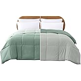 Modern Threads Down Alternative Reversible Comforter Ivory/Sage Green Twin