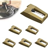 EEEKit Record Player Needle Replacement: 6 Pack Stylus for Turntable LP | Turntable Cartridge Needles - Reduces Skipping with Clear Stereo Sound - Easy to Install &amp; Tool Free