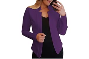 Blazers for Women Plus Size Trendy 2025 Cardigans Long Sleeve Open Front Suit Jackets Solid Business Office Outfits
