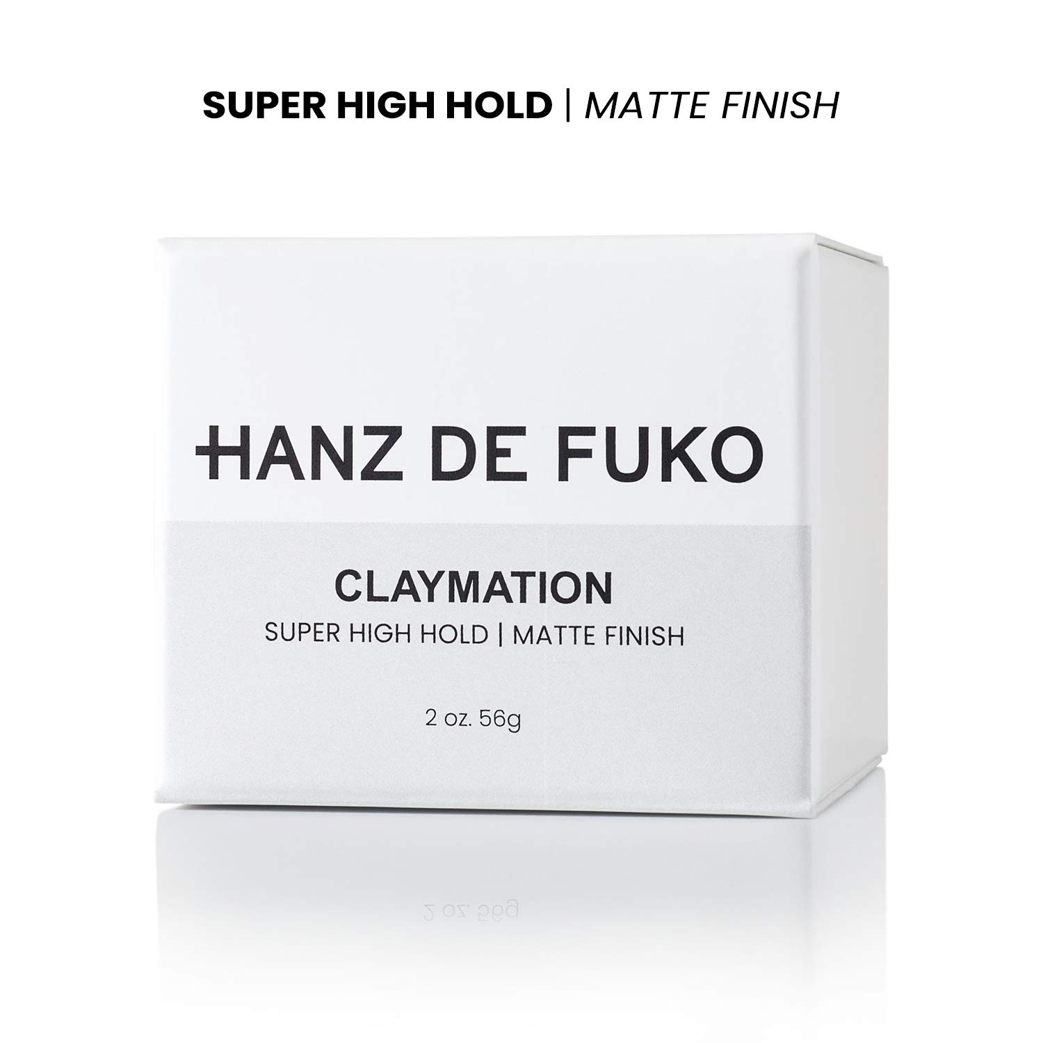 Hanz de Fuko Claymation- Premium Mens Hair Styling Clay with Matte Finish (2 oz) Cruelty Free : Beauty