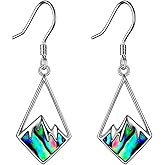 Mustard Seed Drop Earrings Stainless Steel Faith Mountain Dangle Earring Jewelry for Women & Men