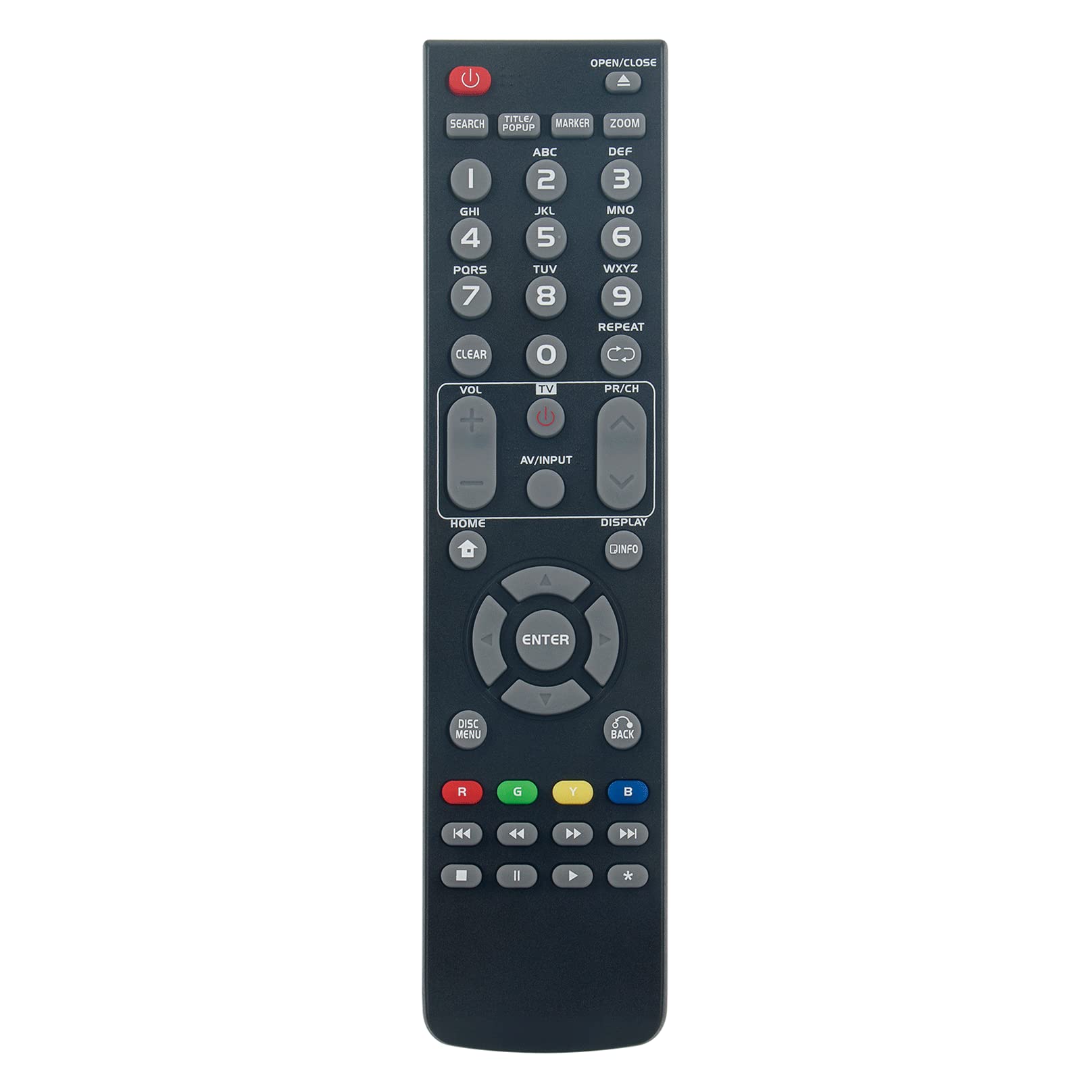 VINABTY AKB73375501 AKB73295901 Replacement Remote Control Compatible with LG Blu-Ray Disc Player BD660N BD660 BP650 BD650K BD660C BD650 BD660K BD645