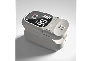 KOSGHO Fingertip Pulse Oximeter with Large LED Display, Accurate Spo2 & Heart Rate Monitor for Home Use, Sports, and Outdoor Activities