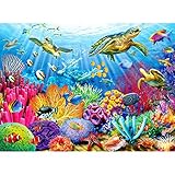 Ravensburger Tropical Waters 500 Piece Jigsaw Puzzle for Adults - Every Piece is Unique, Softclick Technology Means Pieces Fit Together Perfectly