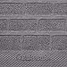 Cuisinart 100% Cotton Terry Super Absorbent Kitchen Towel, Sculpted Subway Tile, Gray