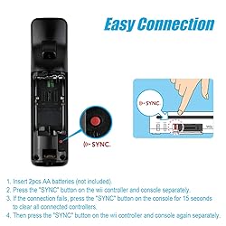 TIANHOO 2 Pack Remote Controller for Wii & Wii