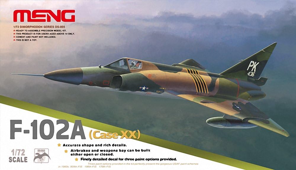 MENGModel 1:72 Convair F-102A Case XX Kit (Multi-Colour)