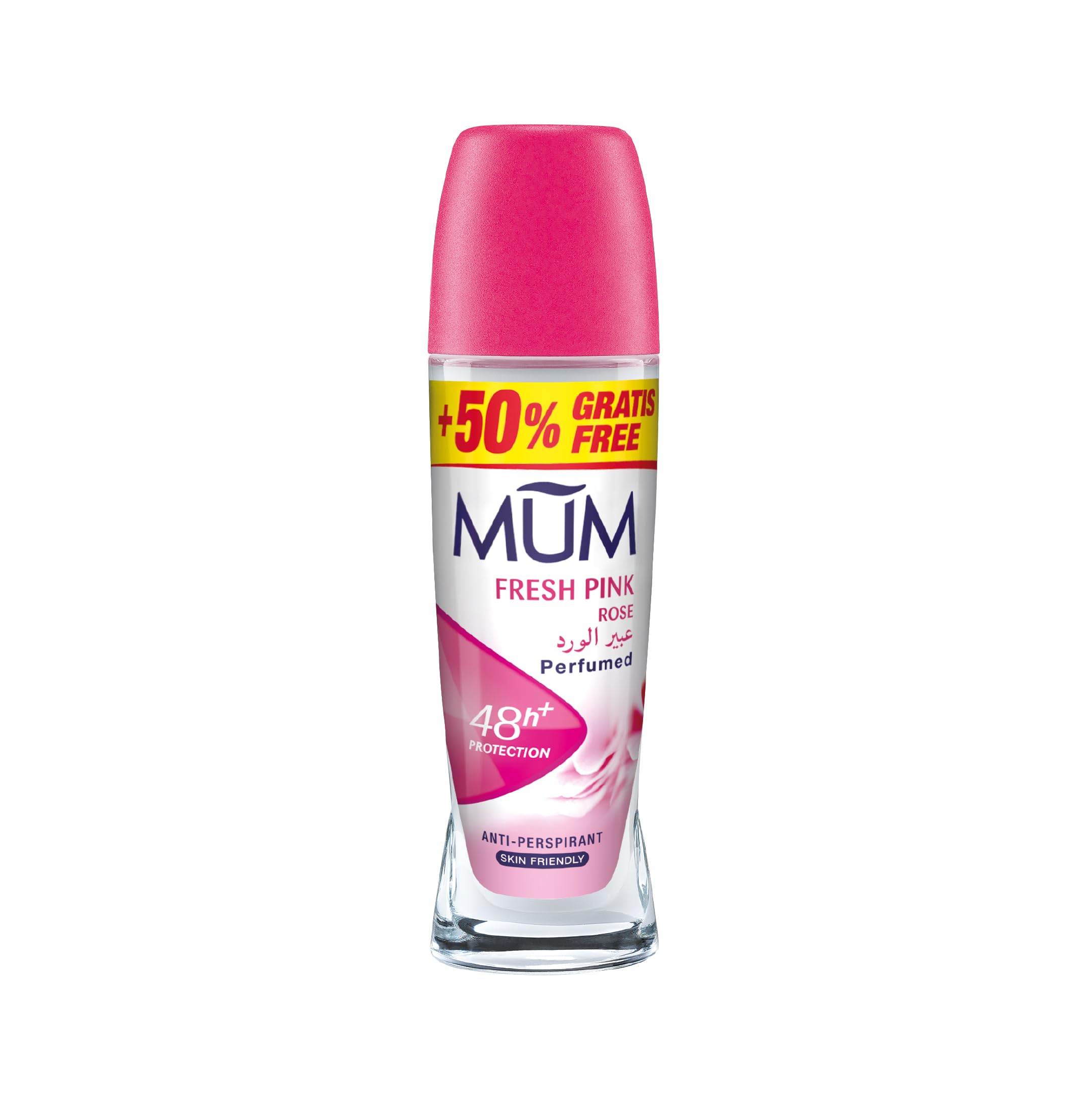 Mum Deodorant Roll On Fresh Pink 50ml