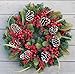The Wreath Depot Tunbridge Winter Berry Wreath 24 Inch, Beautiful and Full Christmas Door Wreath, Designed in USA, White Gift Box Included