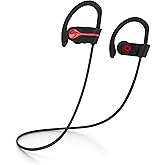 SENSO Bluetooth Headphones, Best Wireless Sports Earphones w/Mic IPX7 Waterproof HD Stereo Sweatproof Earbuds for Gym Running Workout 8 Hour Battery Noise Cancelling Headsets