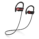SENSO Bluetooth Wireless Headphones, Best Sports Earphones w/Mic IPX7 Waterproof HD Stereo Sweatproof Earbuds for Gym Running Workout 8 Hour Battery Noise Cancelling Headsets Hifi Cordless Headphones