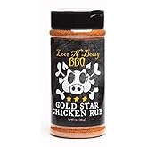 Loot N' Booty BBQ Gold Star Chicken Rub 13 Oz Shaker