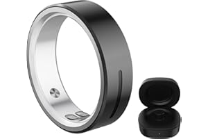 CONSSU AI Smart Ring for Men Women, Sleep Fitness Health Tracker, Body Temperature, Heart Rate &amp; Blood Oxygen Monitor, Vibration Alert, No Subscription Fee, 4-6 Day Battery Life, Ceramics - Size 84.2 out of 5 stars 381 offer from $29.99