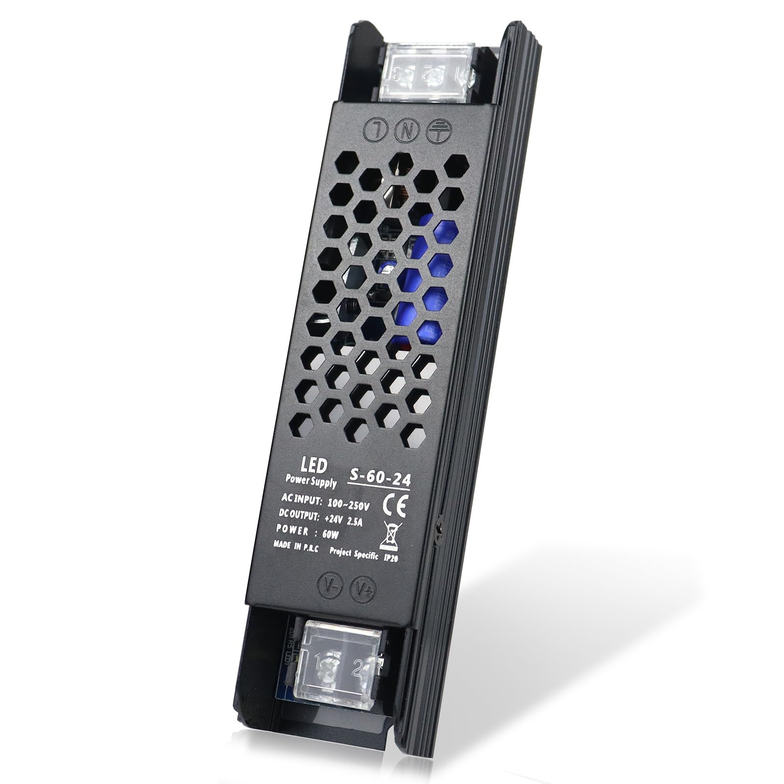 LED Driver 24V 60W 2.5A Slim LED Power Supply, AC
