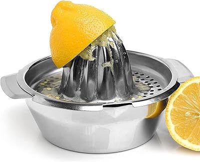 HKzzy Fruit Hand Press Juice Citrus Lemon Juicer Manual Squeezer Stainless