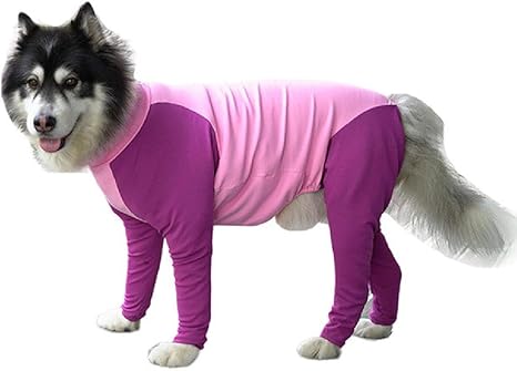 Grosse Hundekleidung Jumpsuit Pyjama Big Dog Outfit Border Collie Samojede Husky Labrador Golden Retriever Alaskan Malamute Kleidung Amazon De Kuche Haushalt