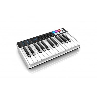 IK Multimedia iRig Keys I/O 25-keys Midi Controller with 24-bit up to 96kHz Audio Interface for iPhone/iPad, Android and Mac/PC