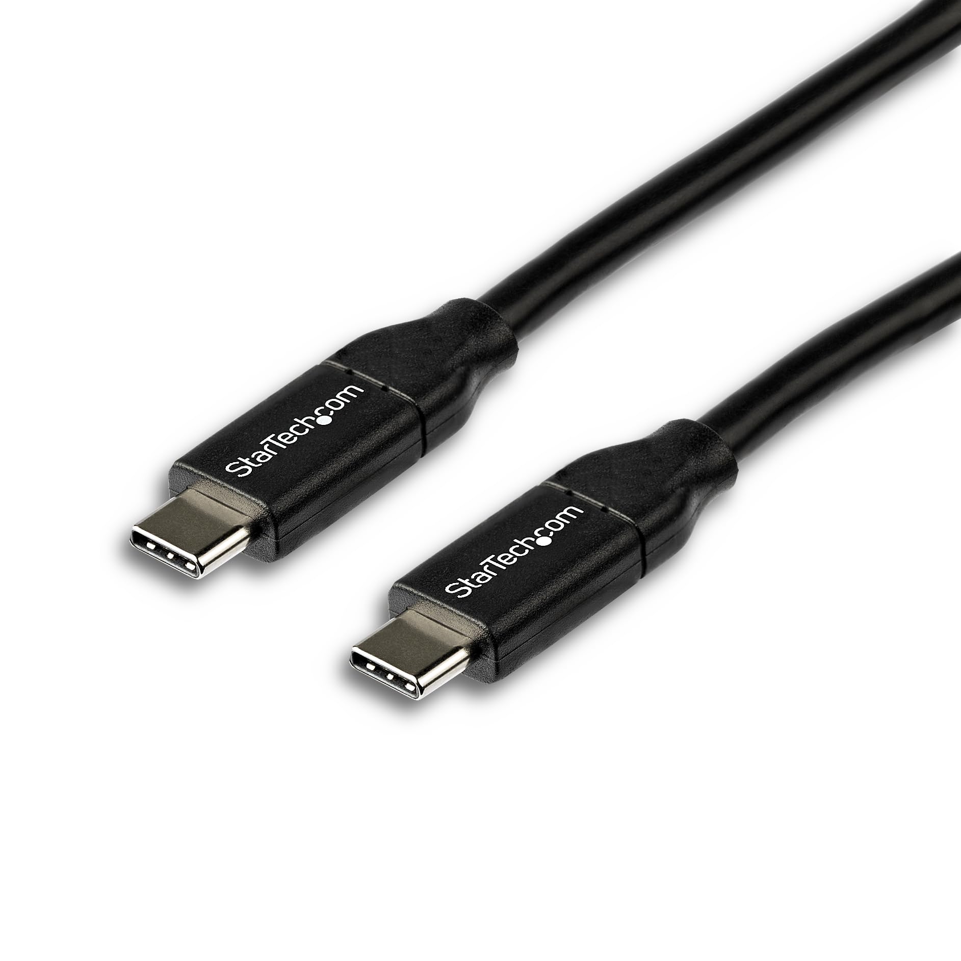 StarTech.com USB C to USB C Cable - 6 ft / 2m - w/ 5A Power Delivery - USB 2.0 - USB-IF Certified - USB Type C Cable -USB C Charging Cable (USB2C5C2M) — image 1