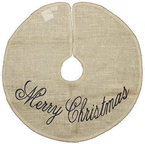 Christmas Burlap 24" Country Mini Tree Skirt