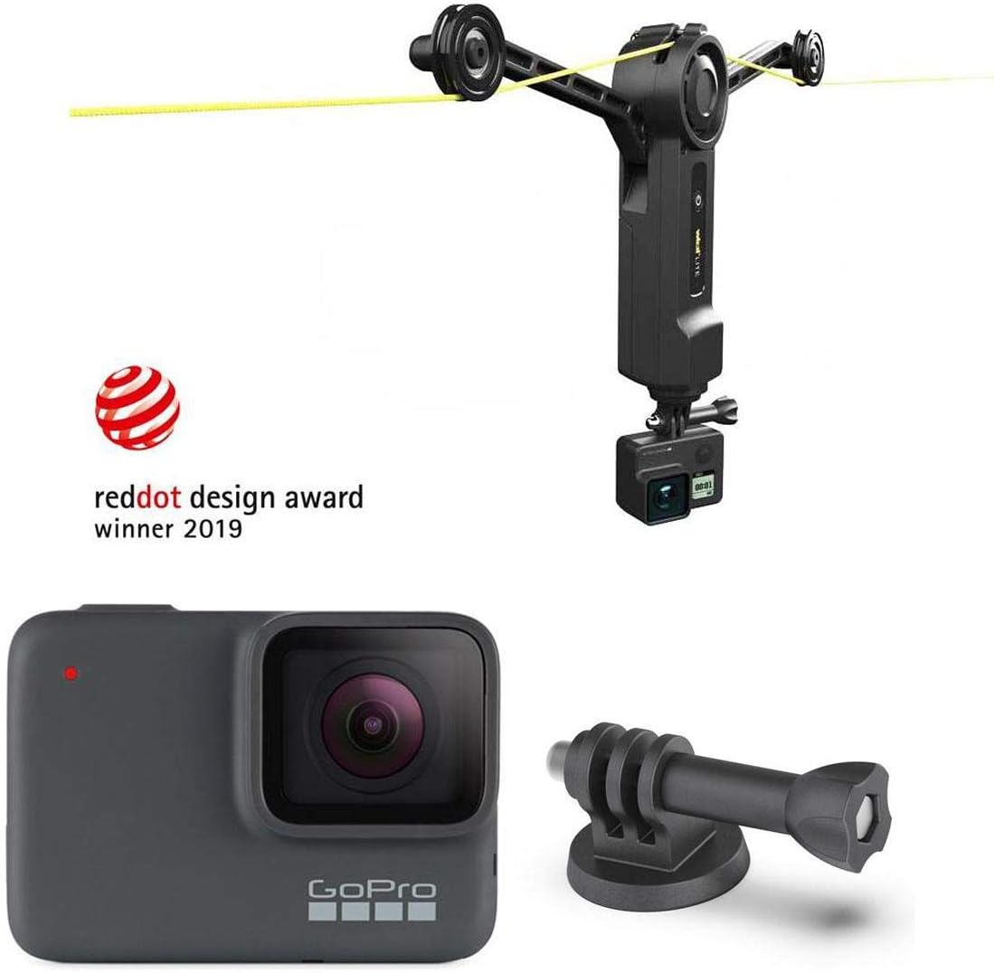 Wiral LITE Cable Cam - Bundle with GoPro HERO7 Silver, Action Camera Mount