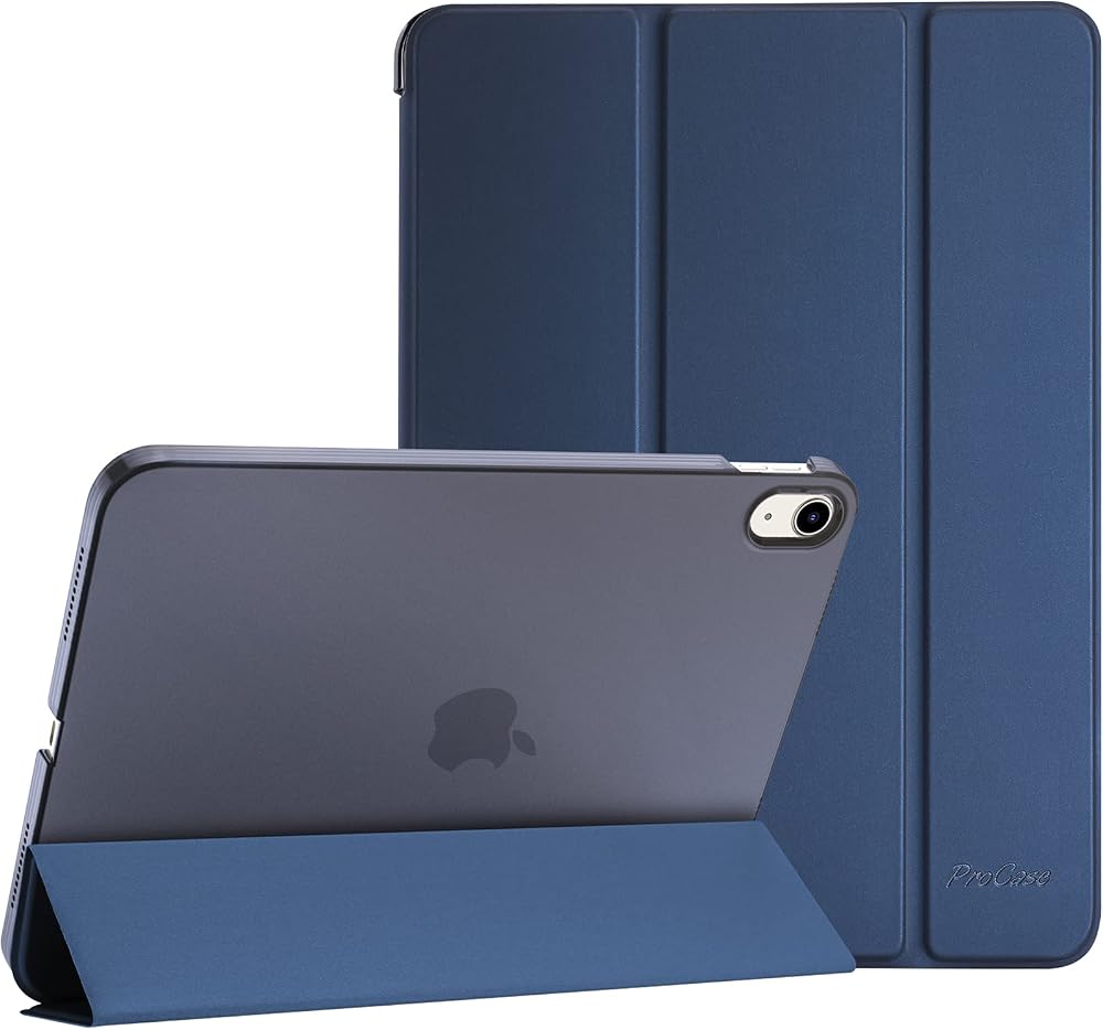 ProCase iPad Case for iPad 11th Gen A16 2025 and iPad 10th Gen 2022 Darkblue