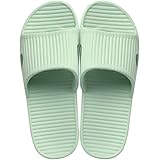 Seguritat Unisex Slip On Slippers for Women/Men Non-slip Light Weight Flat Slide Sandals Shower Sandals House Soft Flip Flop