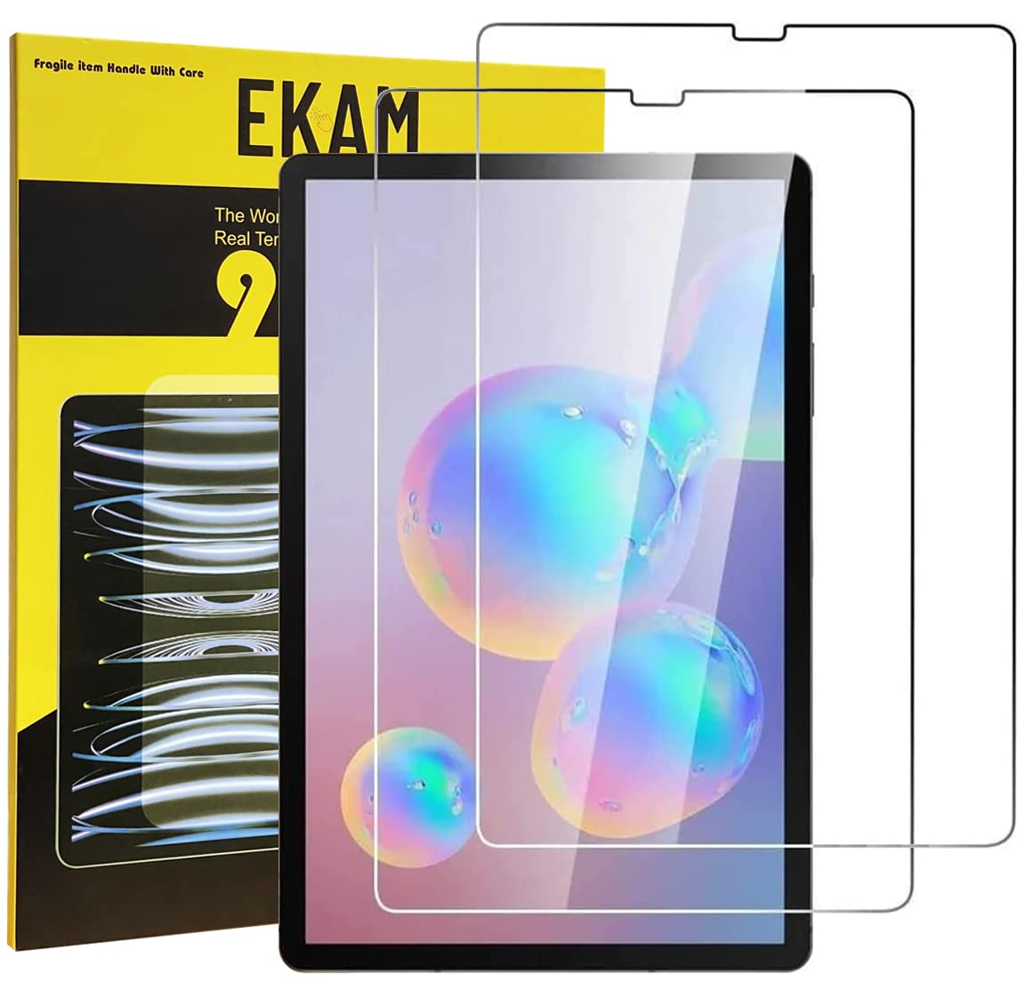 MOBILE STUFF LIMITED [2 Pack] Screen Protector for Samsung Galaxy Tab S6 T860, T865 2019 / Tab S5e T720, T725 (10.5 Inches),Tablet Screen Protector, Anti-Scratch, Easy Installation Tempered Glass