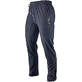 Men's Lightweight Quick Dry Hiking Running Pants Outdoor Sports Breathable Zipper Pockets Athletic Work Pants