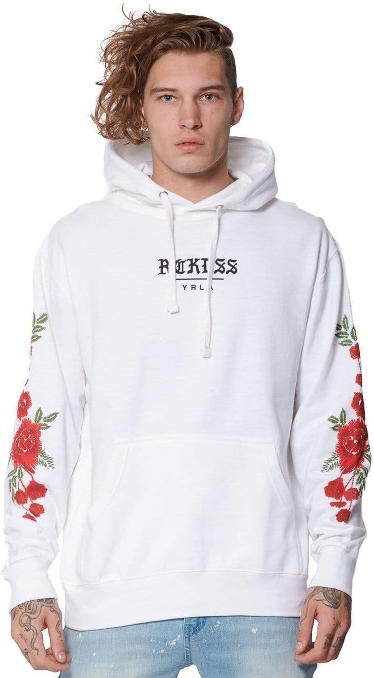 Rosebed Hoodie - White - - Mens - Fleece - Hoodies -