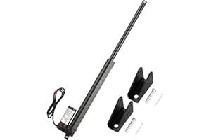MYFULLY 12V Linear Actuator | 10" Stroke 202lbs/900N Load Heavy Duty Electric Actuator with Mounting Brackets for Solar Tracker, RV, Recliner, TV Lift, Auto Door Opener (10"/250MM Stroke Length)