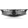 Front Grille Grill for Infiniti G37 G25 2010-2013 Q40 4 Door Sedan Black Carbon Fiber Look