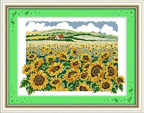Aello Counted Cross Stitch, The Sunflower - 14CT