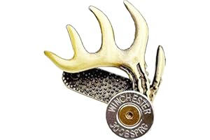 Haoyull Brass Deer Antler Shaped Hat Clip, Multi Functional Hat Accessory, S/M/L, As Shown in the Picture