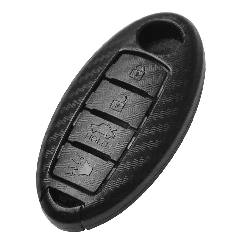 Photo 1 of TANGSEN Smart Key Fob Case Cover Compatible with Infiniti EX FX X G JX M Q QX Series Nissan Altima Coupe Armada GT-R Maxima Murano Cross CABRIOLET Pathfinder Rogue 4 Button Keyless Entry Remote