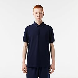 Lacoste Mens Short Sleeve Paris Polo, Navy