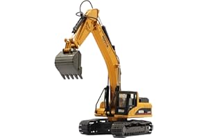 fisca 1/50 Diecast Excavator Metal Model Construction Vehicle Toy
