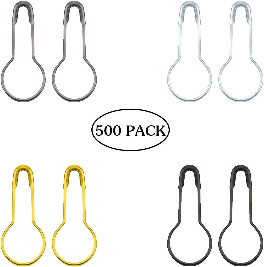 Bulb Pins Metal Safety Gourd Pin Clothing Tag Pins Bead