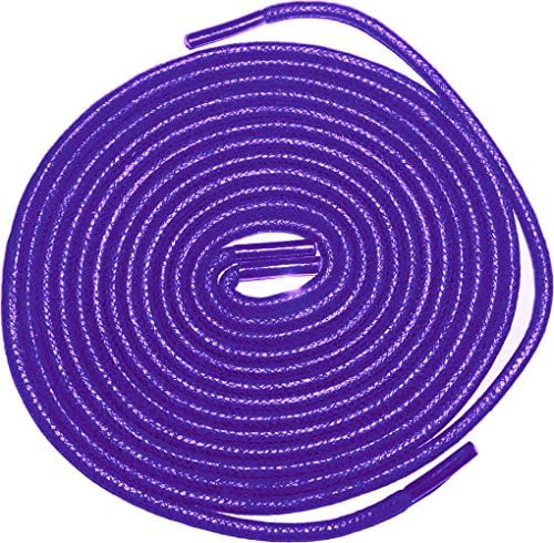 Shoeslulu 20-59" Premium Round Waxed Canvas Shoelaces Bootlaces