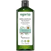 Agarta Oily Hair Care Shampoo – Botanical Cleansing Shampoo for Fresh & Balanced Hair, Vegan Clean Formula – 14 fl oz