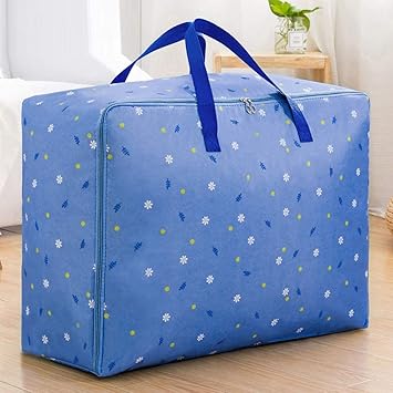 Amazon Co Jp 収納袋ブランケット収納袋ガーメントバッグランドリー収納袋オックスフォードクロスガーメントバッグcomfor 収納袋 スポーツ アウトドア