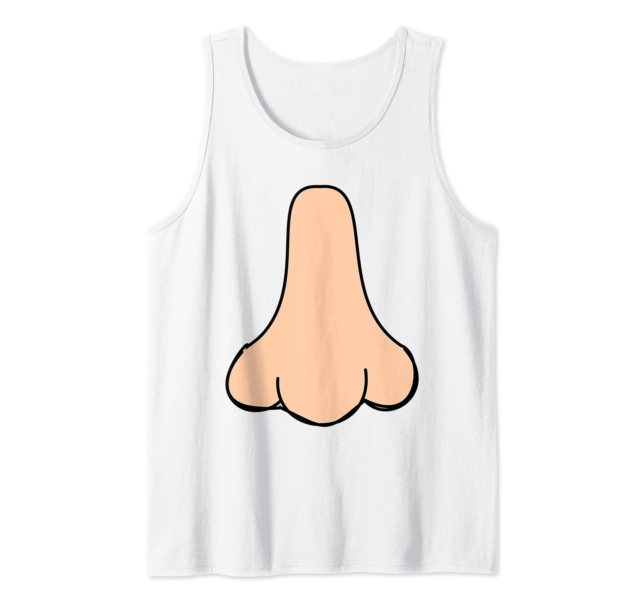 Nose Drawing Costume Tank Top