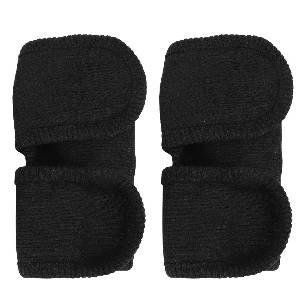 YOUTHINK 2Pcs Dog Knee Protector,Dog Cat Leg Brace Elbow Protector Warm Knee Pads Surgery Wound Leggings Guard (M-BLACK)