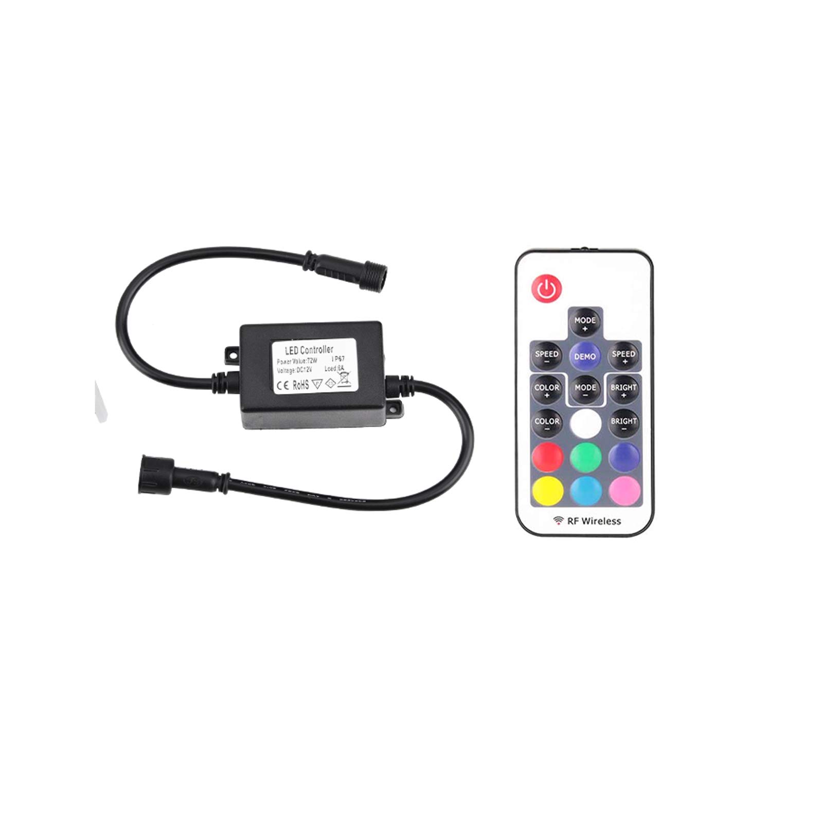 CISLAN LED Controller Kit LED Remote Controller for Decking Light