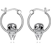 Animal Earrings 925 Sterling Silver Cute Animal Hoop Earrings Jewelry Gifts for Women