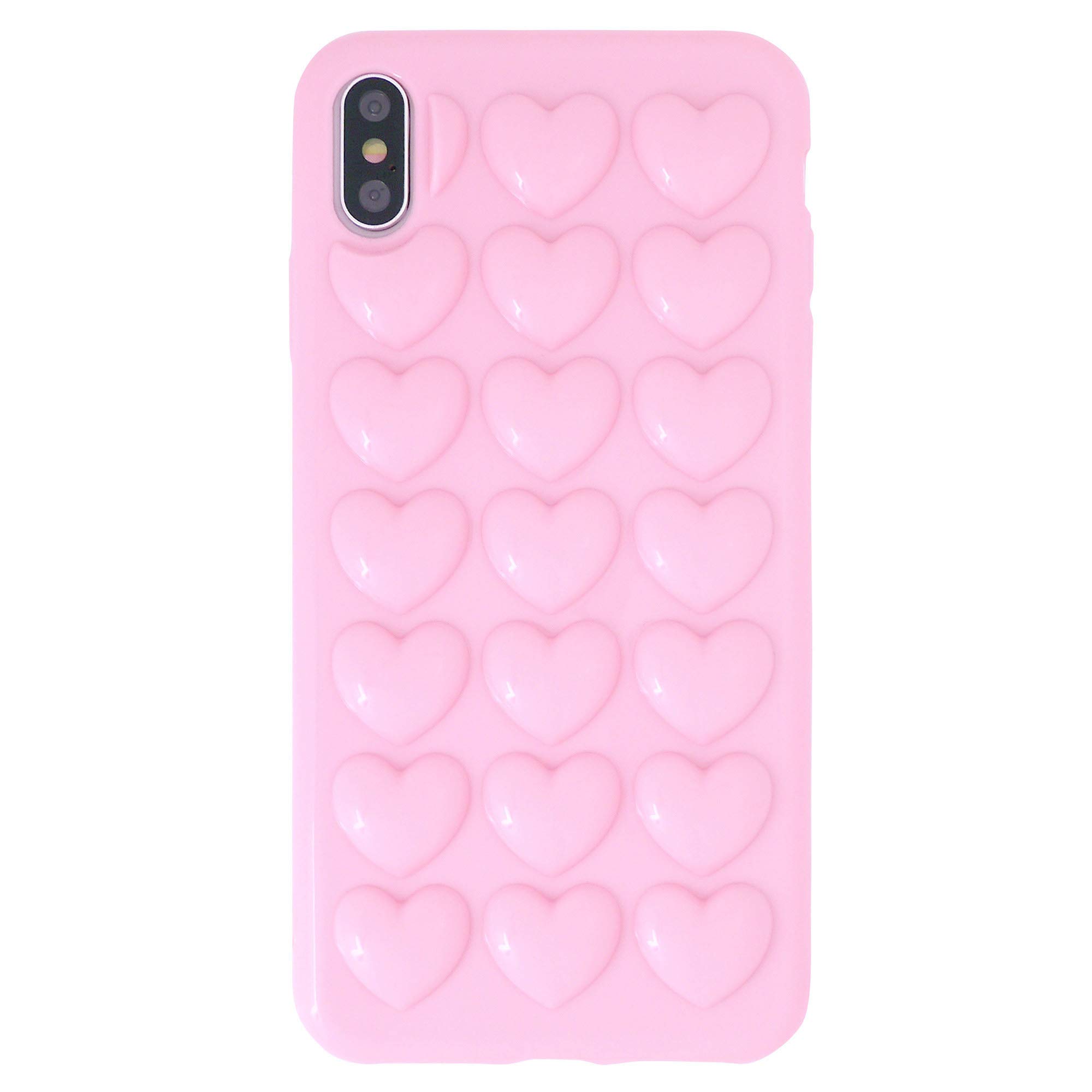 Dmaosiphone Xr Case For Women 3d Pop Bubble Heart Kawaii
