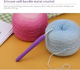 SUVSOON 5.0mm Ergonomic Soft Handle Crochet Hook Knit Tool view 4