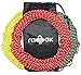 Raqpak Reflective Cord 100 Feet Long Tent Guyline Rope with Carry Pouch (Red)