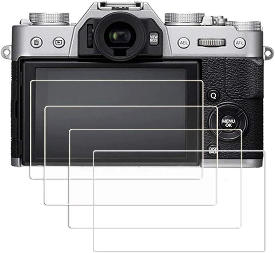 Screen Protector for Fujifilm X-T3, LCD Protective Film for Fuji Xt3 X-t3 Mirrorless Digital Camera,Anti-Scrach Fingerprint Waterproof High Transparency Foils 4 Pack