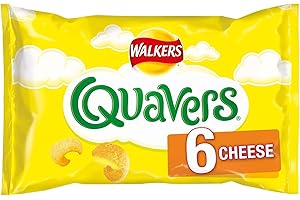 Walkers Quavers Cheese Snacks 16g x 6 per pack