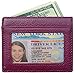 RFID Wallet Mens Leather RFID Blocking Front Pocket Wallet Slim Card Holder Case